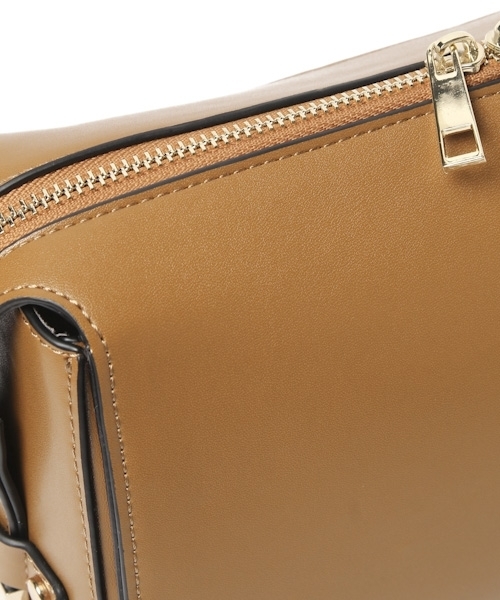 Andemiu（アンデミュウ）の「ジップショルダーＢＡＧ745385（ショルダーバッグ・レディース・グレー/ブラック/ホワイト/キャメル/ピンク・FREE）」の16枚目の写真