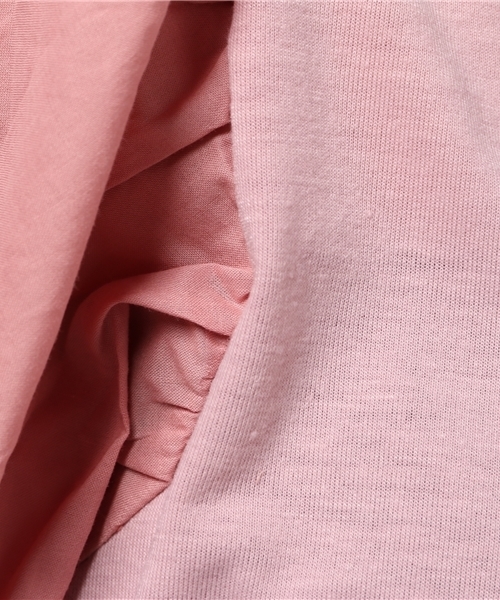 MERLOT(メルロー)の「レースパフスリーブプルオーバー4915(その他トップス・レディース・ピンク/ブラック/オフホワイト/グレー・FREE)」の8枚目の写真