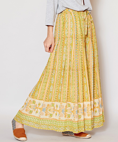 チャイハネ（チャイハネ）の「【チャイハネ】yul ブローナワイドパンツ（その他パンツ・レディース・ブルー/ベージュ/ネイビー/ホワイト・FREE）」の10枚目の写真