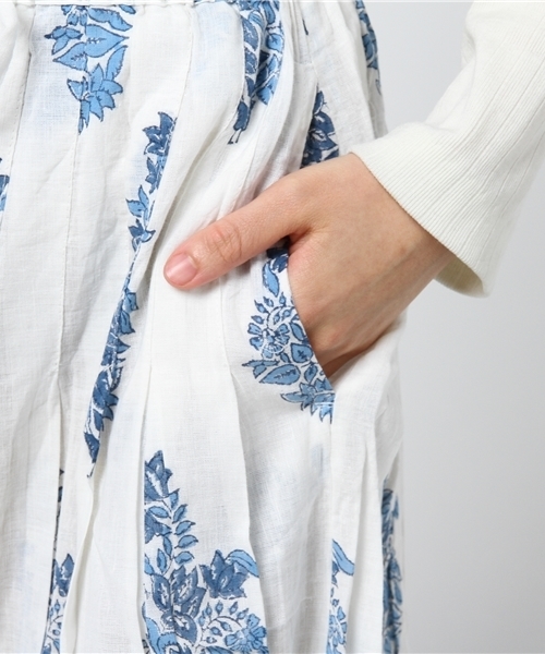 チャイハネ（チャイハネ）の「【チャイハネ】yul ブローナワイドパンツ（その他パンツ・レディース・ブルー/ベージュ/ネイビー/ホワイト・FREE）」の13枚目の写真