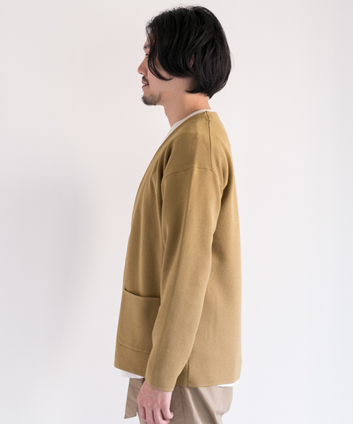 URBAN RESEARCH DOORS MENS（アーバンリサーチ ドアーズ メンズ）の「DOORSMilano Rib NECK Jacket（その他アウター・メンズ・ライトグレー/ベージュ系その他/ネイビー・40/38）」の17枚目の写真