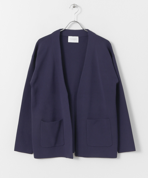 URBAN RESEARCH DOORS MENS（アーバンリサーチ ドアーズ メンズ）の「DOORSMilano Rib NECK Jacket（その他アウター・メンズ・ライトグレー/ベージュ系その他/ネイビー・40/38）」の9枚目の写真