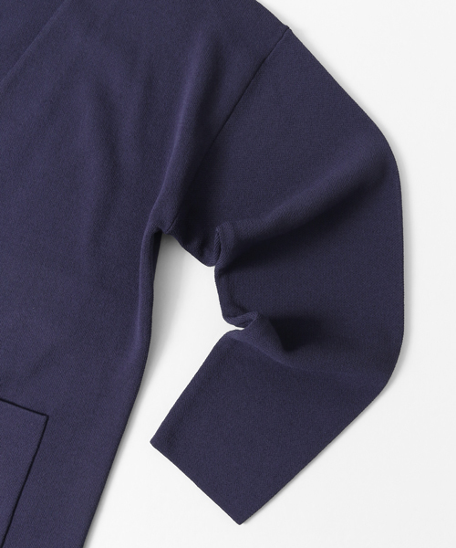 URBAN RESEARCH DOORS MENS（アーバンリサーチ ドアーズ メンズ）の「DOORSMilano Rib NECK Jacket（その他アウター・メンズ・ライトグレー/ベージュ系その他/ネイビー・40/38）」の11枚目の写真