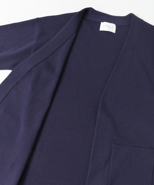 URBAN RESEARCH DOORS MENS（アーバンリサーチ ドアーズ メンズ）の「DOORSMilano Rib NECK Jacket（その他アウター・メンズ・ライトグレー/ベージュ系その他/ネイビー・40/38）」の13枚目の写真