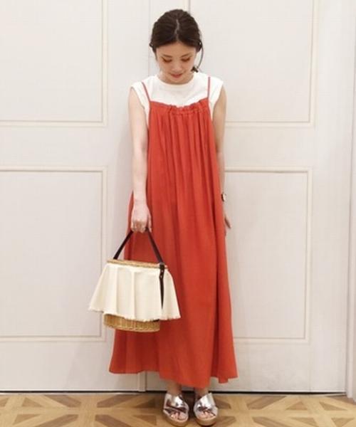 Katharine Ross キャサリンロス の Katharine Ross ロングギャザーワンピース ワンピース Wear