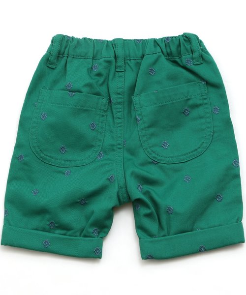 BREEZE（ブリーズ）の「4色2柄半パンツ 5分丈（その他パンツ・キッズ・ネイビー/イエロー/オフホワイト/エメラルド・95/140/100/120/110/130/80/90）」の6枚目の写真