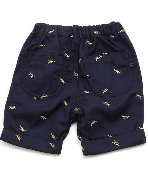 BREEZE（ブリーズ）の「4色2柄半パンツ 5分丈（その他パンツ・キッズ・ネイビー/イエロー/オフホワイト/エメラルド・95/140/100/120/110/130/80/90）」の7枚目の写真