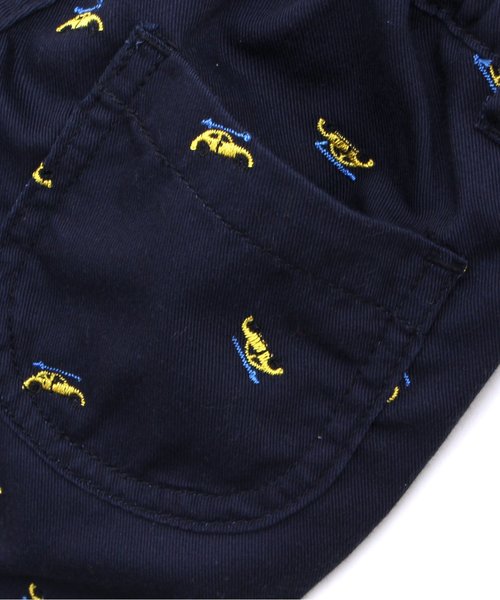 BREEZE（ブリーズ）の「4色2柄半パンツ 5分丈（その他パンツ・キッズ・ネイビー/イエロー/オフホワイト/エメラルド・95/140/100/120/110/130/80/90）」の15枚目の写真