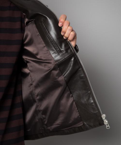 GREEN LABEL RELAXING ライダース シングル レザージャケット green label relaxing（グリーンレーベルリラクシング）の「【WEB限定