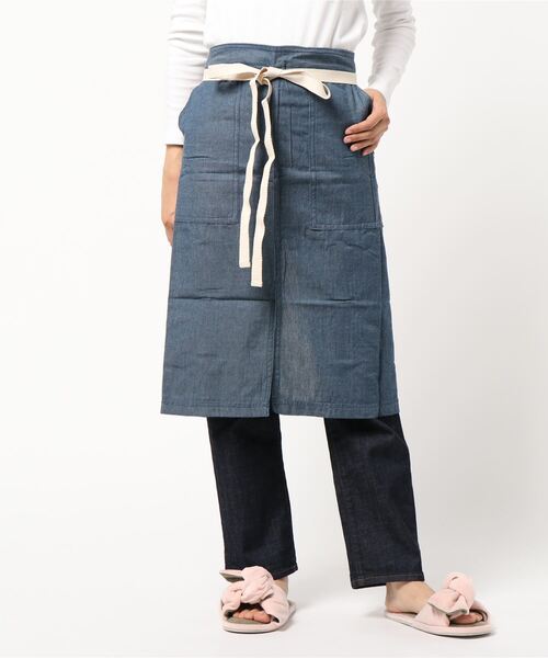 studio CLIP（スタディオクリップ）の「クーパーロングギャルソンエプロン（エプロン・メンズ・カーキ/ベージュ/ライトベージュ/ブラウン/その他1/その他2/ネイビー/グレー/ライトブラウン・FREE）」の7枚目の写真