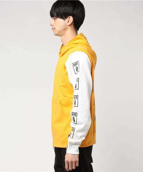 A BATHING APE(アベイシングエイプ)の「BAPE FULL ZIP HOODIE M(パーカー・メンズ・ブルー/オリーブ/グレー/オレンジ・LARGE/MEDIUM/SMALL/XX-LARGE/X-LARGE)」の5枚目の写真