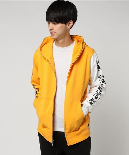 A BATHING APE(アベイシングエイプ)の「BAPE FULL ZIP HOODIE M(パーカー・メンズ・ブルー/オリーブ/グレー/オレンジ・LARGE/MEDIUM/SMALL/XX-LARGE/X-LARGE)」の12枚目の写真