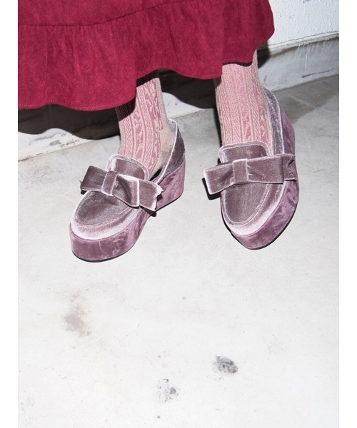 Merry Jenny メリージェニー の ベロアリボンシューズ その他シューズ Wear