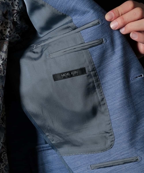 MICHEL KLEIN HOMME (ミッシェルクランオム)の「バランサーキュラー『ナノ撥水』SET-UP JAKET(テーラードジャケット・メンズ・ブルー/ネイビー・X-SMALL/SMALL/MEDIUM/LARGE/X-LARGE/XX-LARGE/L/XXL/XL/M)」の13枚目の写真