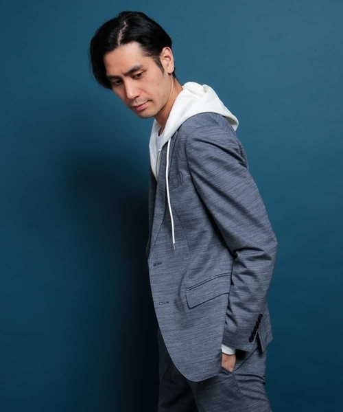 MICHEL KLEIN HOMME (ミッシェルクランオム)の「バランサーキュラー『ナノ撥水』SET-UP JAKET(テーラードジャケット・メンズ・ブルー/ネイビー・X-SMALL/SMALL/MEDIUM/LARGE/X-LARGE/XX-LARGE/L/XXL/XL/M)」の22枚目の写真