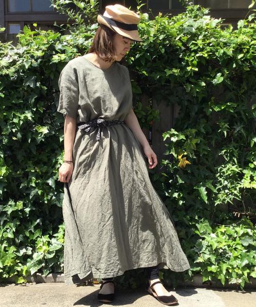 Journal Standard Luxe ジャーナルスタンダード ラックス の アイリッシュリネン Vネックフレアーワンピース ワンピース Wear Journal Standard Luxe ジャーナルスタンダード ラックス の アイリッシュリネン Vネックフレアーワンピース ワンピース Wear