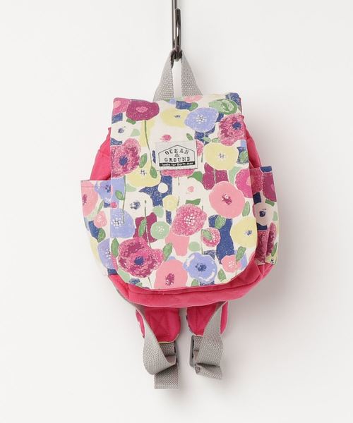 Ocean&Ground（オーシャン&グラウンド）の「BABY　DAYPACK　HAPPY　DAY（バックパック/リュック・キッズ・ブラック/ピンク/ブルー・S）」の3枚目の写真