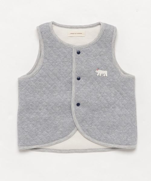 sense of wonder（センスオブワンダー）の「オーガニックキルトベスト（ベスト）」 WEAR