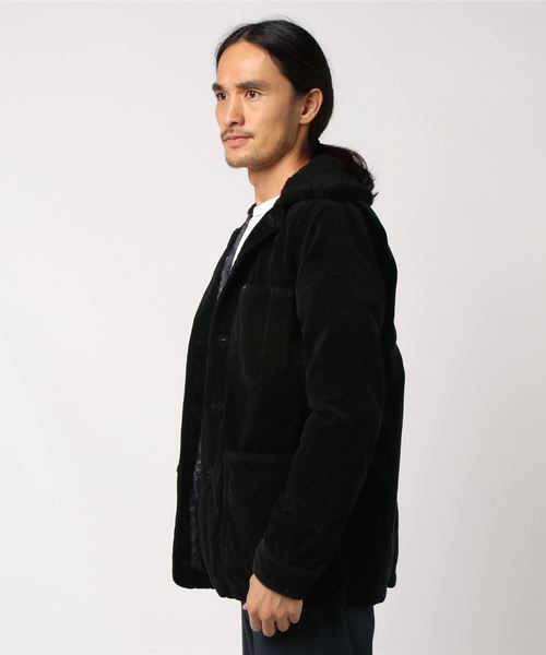 NYUZELESS(ニューズレス)の「【NYUZELESS】CORDUROY COVER ALL DOWN JACKET WITH DOWN LINER(カバーオール・メンズ・ブラック/ベージュ・1/2)」の17枚目の写真