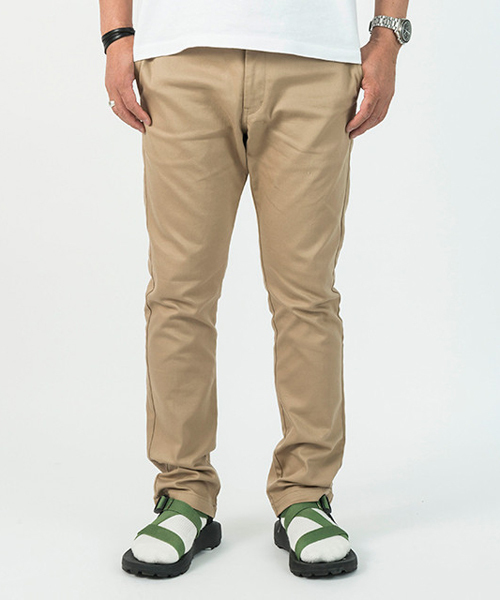 PAYDAY(ペイデイ)の「【PAYDAY】 /BASIC CHINO PANTS(チノパンツ・メンズ・ブラック/ベージュ/ネイビー・32/30)」の2枚目の写真