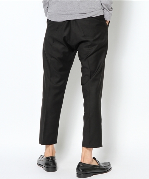 And A（アンドエー）の「CROPPEDイージーSLACKS（スラックス・メンズ・ブラック/ブルー・42/44）」の4枚目の写真