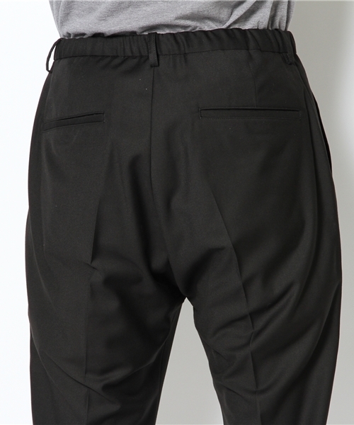 And A（アンドエー）の「CROPPEDイージーSLACKS（スラックス・メンズ・ブラック/ブルー・42/44）」の6枚目の写真