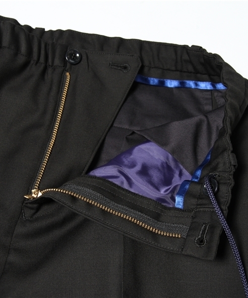 And A（アンドエー）の「CROPPEDイージーSLACKS（スラックス・メンズ・ブラック/ブルー・42/44）」の9枚目の写真