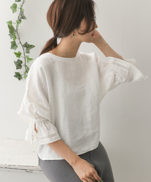 URBAN RESEARCH DOORS | レーストリミングキャンディプルオーバー(シャツ/ブラウス)