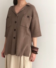 TODAYFUL | オーバーシャツニット(シャツ/ブラウス)