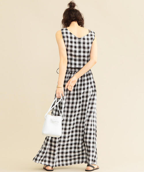 ビューティーアンドユース　ウォッシャブルリネン マキシワンピース　2way BEAUTY&YOUTH UNITED ARROWS（ビューティーアンドユース