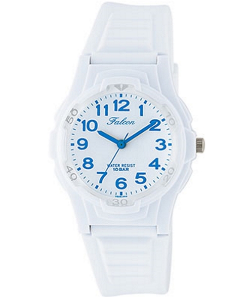 Q&Q（キューアンドキュー）の「Q&Q Falcon ファルコン（アナログ腕時計・メンズ・ホワイト×レッド/ホワイト×ゴールド/ホワイト系その他/ホワイト×シルバー/ホワイト×ブルー・FREE）」の2枚目の写真