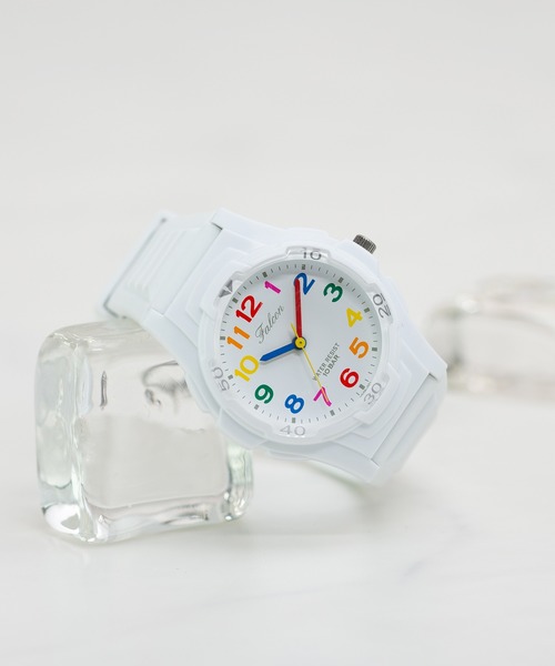 Q&Q（キューアンドキュー）の「Q&Q Falcon ファルコン（アナログ腕時計・メンズ・ホワイト×レッド/ホワイト×ゴールド/ホワイト系その他/ホワイト×シルバー/ホワイト×ブルー・FREE）」の7枚目の写真