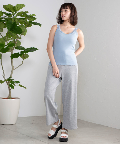 WEGO（ウィゴー）の「WEGO/レースキャミソール（キャミソール・レディース・ブラック/ホワイト/ピンク/グリーン/ベージュ/ブルー/パープル・FREE）」の17枚目の写真