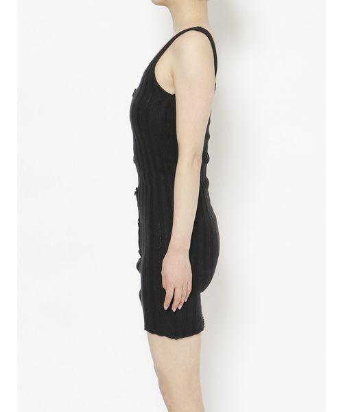 GYDA（ジェイダ）の「フロントボタンニットワンピース（ワンピース・レディース・ブラック/ピンク/ベージュ・FREE）」の14枚目の写真