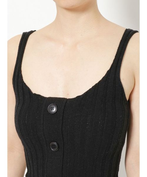 GYDA（ジェイダ）の「フロントボタンニットワンピース（ワンピース・レディース・ブラック/ピンク/ベージュ・FREE）」の16枚目の写真