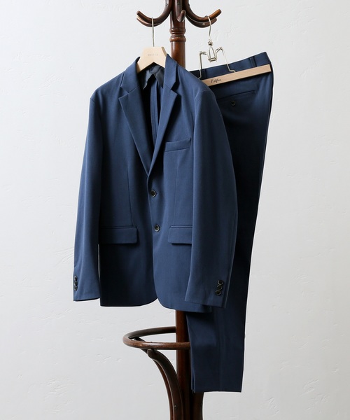 EDIFICE（エディフィス）の「ストレッチギャバ 2ボタンジャケット（テーラードジャケット・メンズ・ブラウン系その他/カーキ/ブルー系その他/ブラック・SMALL/MEDIUM/LARGE/X-LARGE）」の4枚目の写真