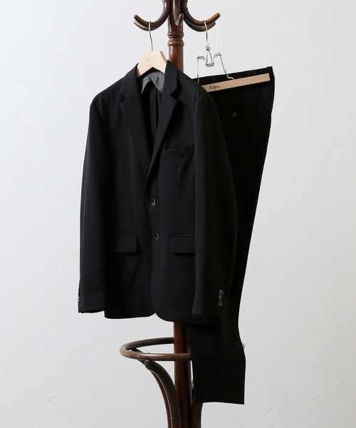 EDIFICE（エディフィス）の「ストレッチギャバ 2ボタンジャケット（テーラードジャケット・メンズ・ブラウン系その他/カーキ/ブルー系その他/ブラック・SMALL/MEDIUM/LARGE/X-LARGE）」の2枚目の写真