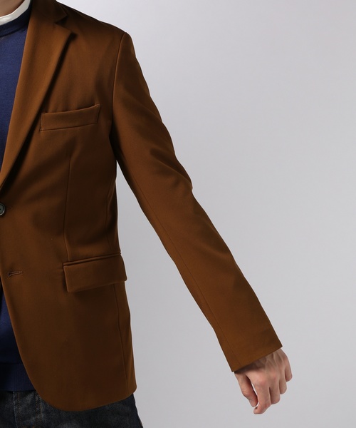 EDIFICE（エディフィス）の「ストレッチギャバ 2ボタンジャケット（テーラードジャケット・メンズ・ブラウン系その他/カーキ/ブルー系その他/ブラック・SMALL/MEDIUM/LARGE/X-LARGE）」の6枚目の写真