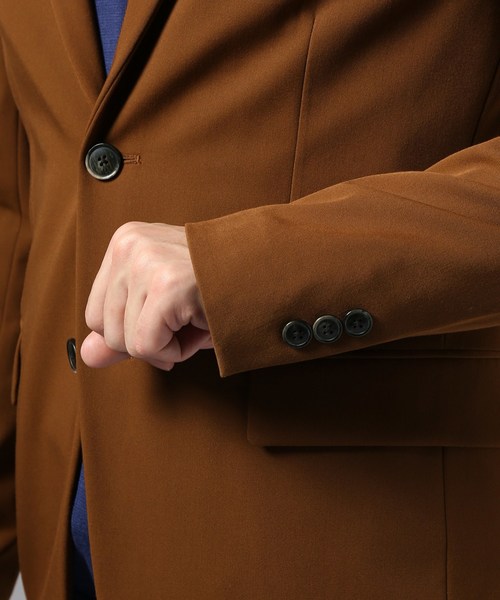 EDIFICE（エディフィス）の「ストレッチギャバ 2ボタンジャケット（テーラードジャケット・メンズ・ブラウン系その他/カーキ/ブルー系その他/ブラック・SMALL/MEDIUM/LARGE/X-LARGE）」の7枚目の写真