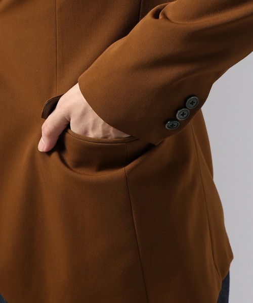 EDIFICE（エディフィス）の「ストレッチギャバ 2ボタンジャケット（テーラードジャケット・メンズ・ブラウン系その他/カーキ/ブルー系その他/ブラック・SMALL/MEDIUM/LARGE/X-LARGE）」の9枚目の写真