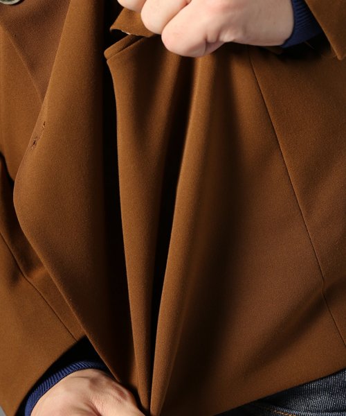 EDIFICE（エディフィス）の「ストレッチギャバ 2ボタンジャケット（テーラードジャケット・メンズ・ブラウン系その他/カーキ/ブルー系その他/ブラック・SMALL/MEDIUM/LARGE/X-LARGE）」の12枚目の写真