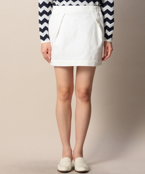 BEAUTY&YOUTH UNITED ARROWS（ビューティーアンドユースユナイテッドアローズ）の「BYBC カラータックミニ/オフホワイト ◆（スカート・レディース・オフホワイト・フリー）」の8枚目の写真