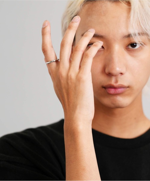 LION HEART（ライオンハート）の「【限定展開】LH-1 チューブリング/サージカルステンレス316L（金属アレルギー対応）（リング・メンズ・ブラック/シルバー/ゴールド・#17/#19/#15/#13/#21）」の9枚目の写真