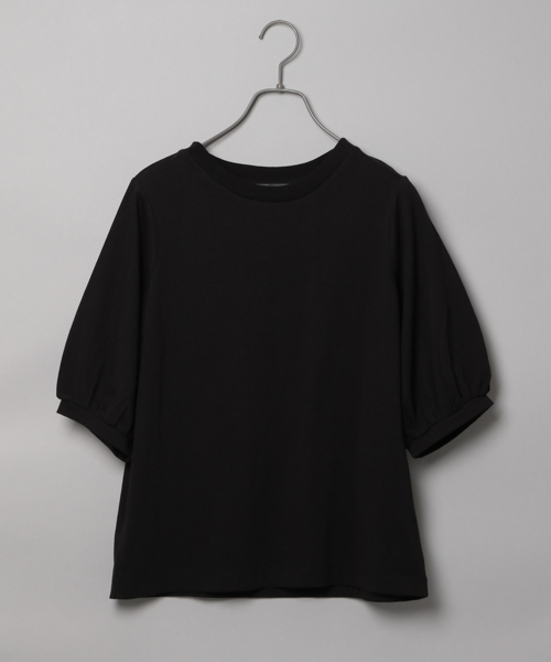PAGEBOY(ページボーイ)の「コットンパフスリーブTシャツ(Tシャツ/カットソー・レディース・ブラック/ダークブラウン/ベージュ/オフホワイト/マスタード/レッド/カーキ・FREE)」の21枚目の写真