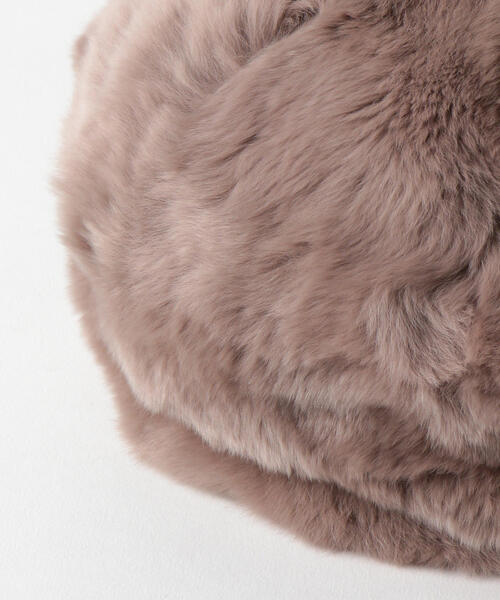 green label relaxing(グリーンレーベルリラクシング)の「FFC レッキスファー ベレー(ハンチング/ベレー帽・レディース・モカ/ブラウン・FREE)」の5枚目の写真