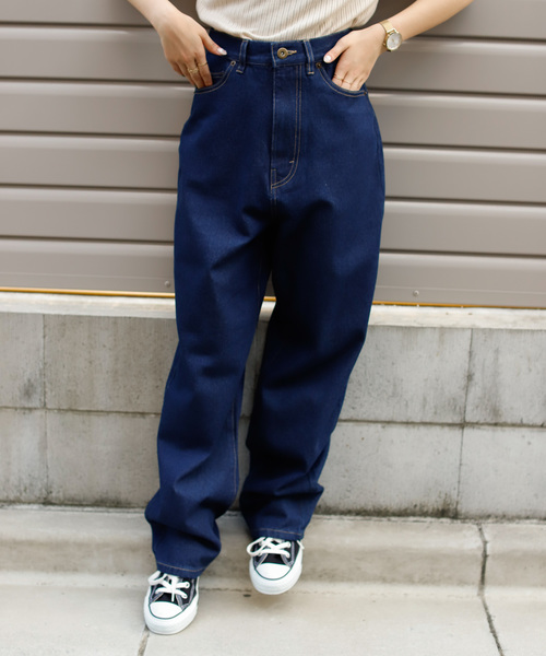 VANNIE U（ヴァニーユー）の「VANNIE U ハイウエストデニムパンツ（デニムパンツ・レディース・ブラック/ネイビー/ブラウン・SMALL/MEDIUM）」の3枚目の写真