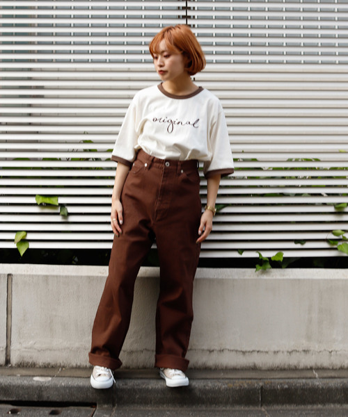 VANNIE U（ヴァニーユー）の「VANNIE U ハイウエストデニムパンツ（デニムパンツ・レディース・ブラック/ネイビー/ブラウン・SMALL/MEDIUM）」の6枚目の写真