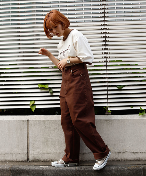 VANNIE U（ヴァニーユー）の「VANNIE U ハイウエストデニムパンツ（デニムパンツ・レディース・ブラック/ネイビー/ブラウン・SMALL/MEDIUM）」の18枚目の写真