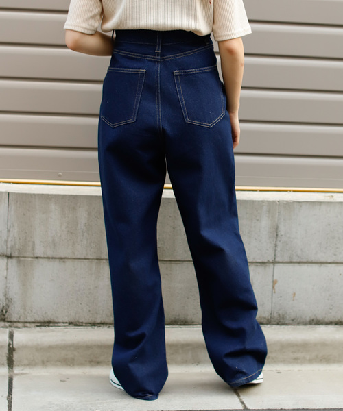 VANNIE U（ヴァニーユー）の「VANNIE U ハイウエストデニムパンツ（デニムパンツ・レディース・ブラック/ネイビー/ブラウン・SMALL/MEDIUM）」の17枚目の写真