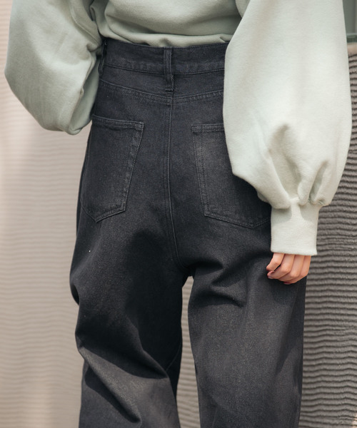 VANNIE U（ヴァニーユー）の「VANNIE U ハイウエストデニムパンツ（デニムパンツ・レディース・ブラック/ネイビー/ブラウン・SMALL/MEDIUM）」の22枚目の写真